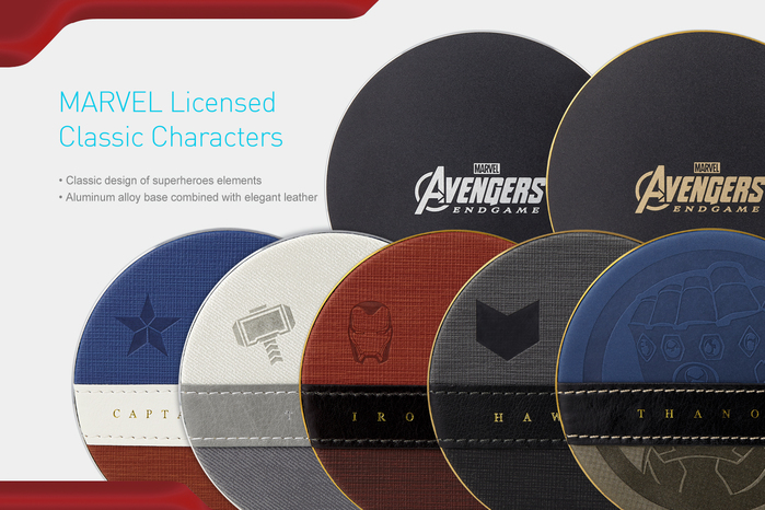 【ENDGAME限定】InfoThink|MARVEL STUD10S復仇者聯盟系列無線充電座-鋼鐵人