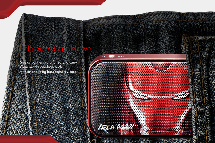 【ENDGAME限定】InfoThink|MARVEL復仇者聯盟系列隨身藍牙喇叭-鋼鐵人