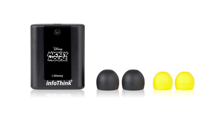 InfoThink|米奇系列藍牙耳機(90周年紀念款)-經典黑