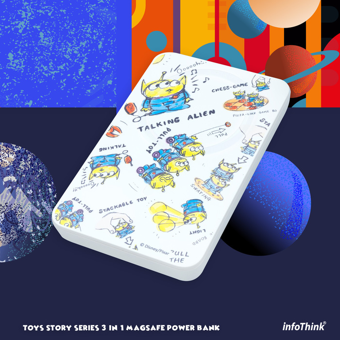 【集購】infoThink|三眼怪磁吸式無線快充行動電源