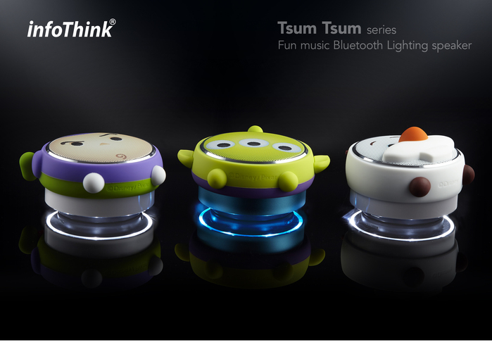 (複製)InfoThink|TSUM TSUM玩音樂藍牙燈光喇叭- 熊抱哥Lotso
