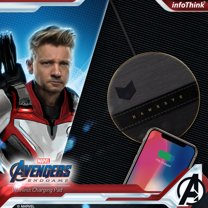 【ENDGAME限定】InfoThink|MARVEL STUD10S復仇者聯盟系列無線充電座-鷹眼