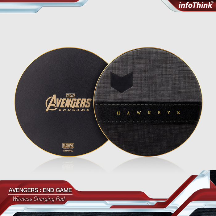 【ENDGAME限定】InfoThink|MARVEL STUD10S復仇者聯盟系列無線充電座-鷹眼