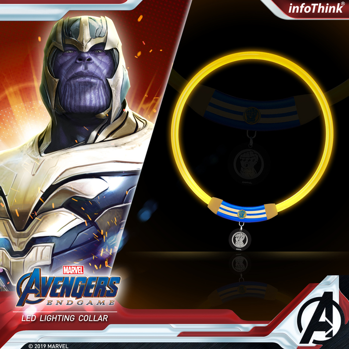 【ENDGAME限定】InfoThink|MARVEL復仇者聯盟寵物LED燈環-薩諾斯