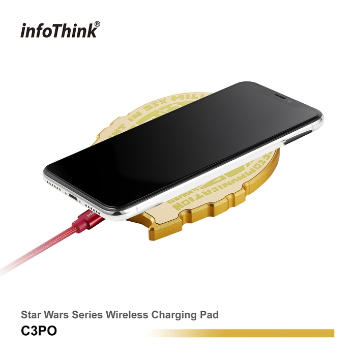 InfoThink|星際大戰系列無線充電座(C-3PO)