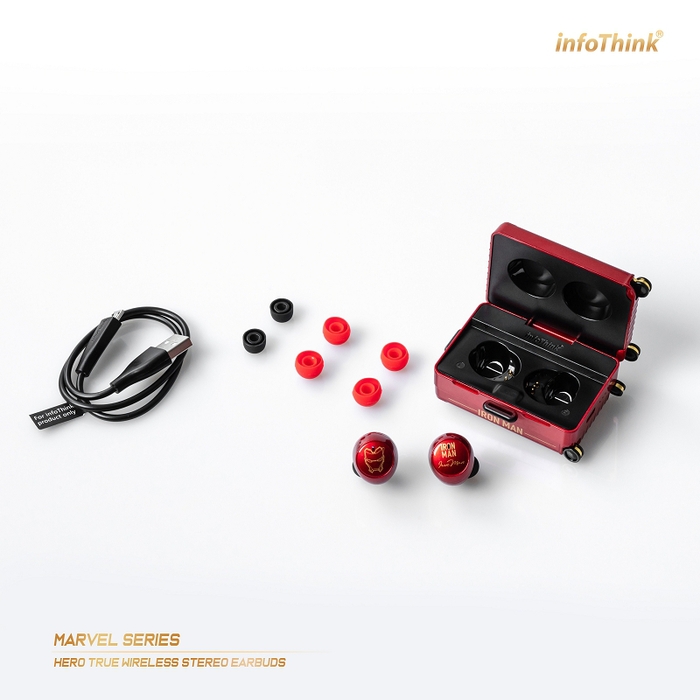(複製)InfoThink|漫威系列Les héros真無線藍牙耳機(美國隊長)