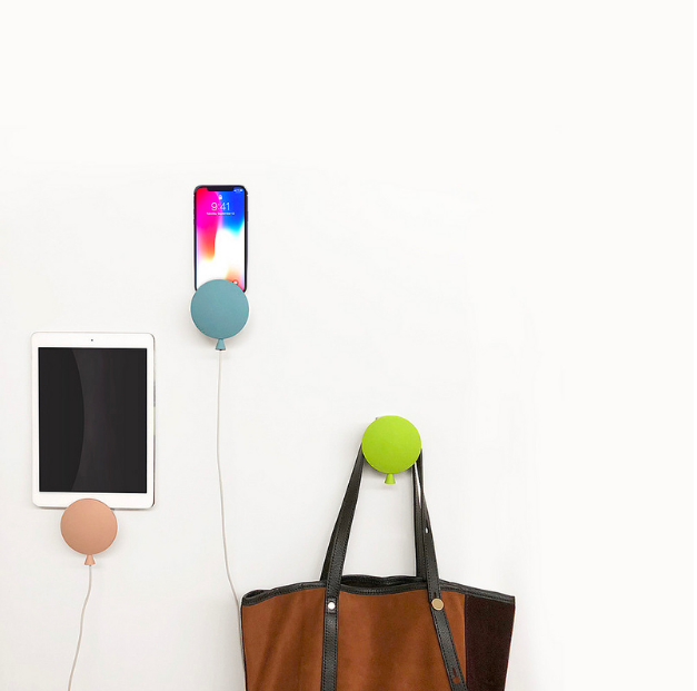 Rcube Design | 氣球造型充電器 (灰藍/暗粉紅)