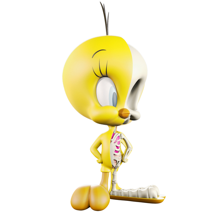【集購】XXRAY PLUS | 原廠限定 Looney Tunes Tweety半剖授權公仔 (8吋)