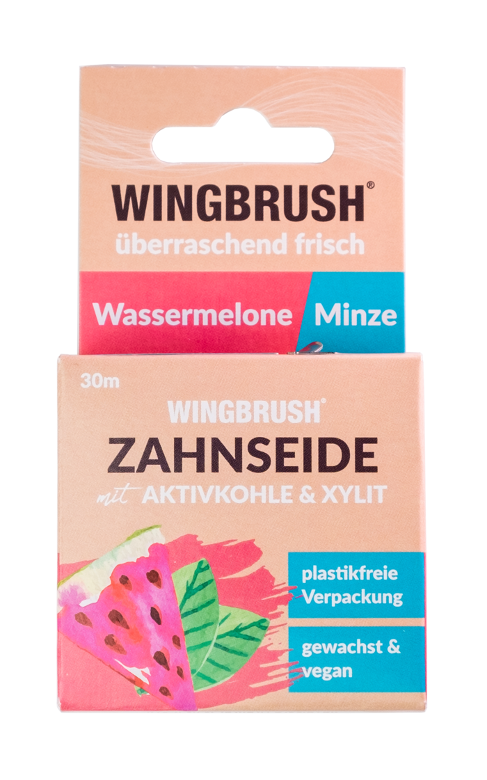 【集購】德國 WINGBRUSH Floss | 純素環保牙線 (西瓜薄荷 與 尤加利薄荷)