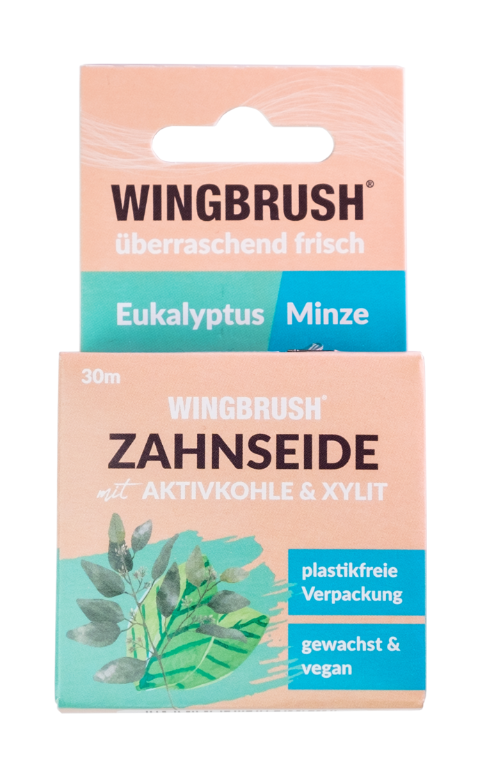 【集購】德國 WINGBRUSH Floss | 純素環保牙線 (西瓜薄荷 與 尤加利薄荷)