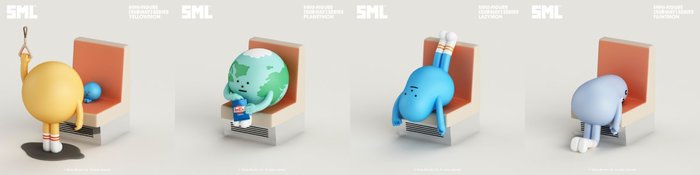 Sticky Monster Lab|SubWay 地鐵系列公仔- 盲盒 (隨機出貨)