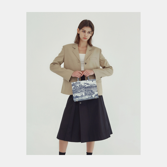 【集購】Billiontem|Toile de Jouy 朱伊紋托特包 (韓國製)