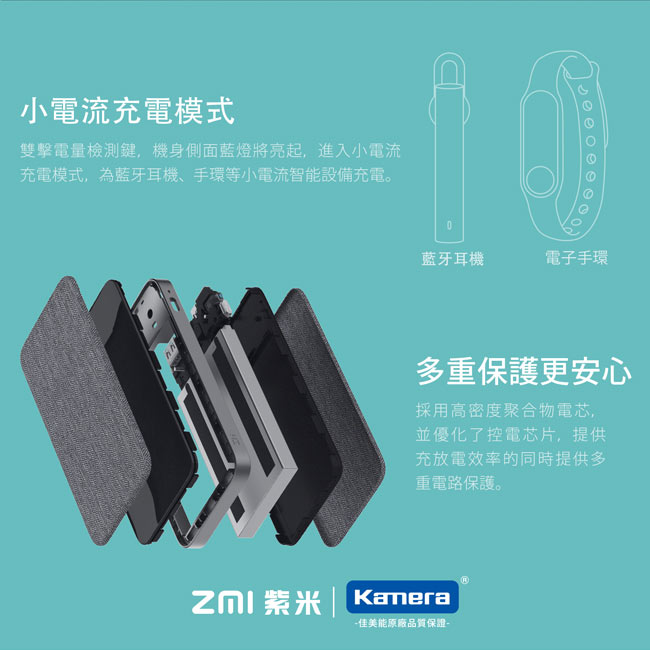 (複製)ZMI 紫米|QB910 10000mAh雙向快速充電行動電源-深灰