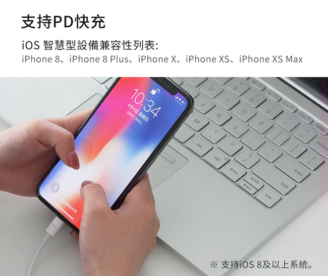ZMI 紫米|AL870C Type-C to Lightning 數據線 白色 (100cm)
