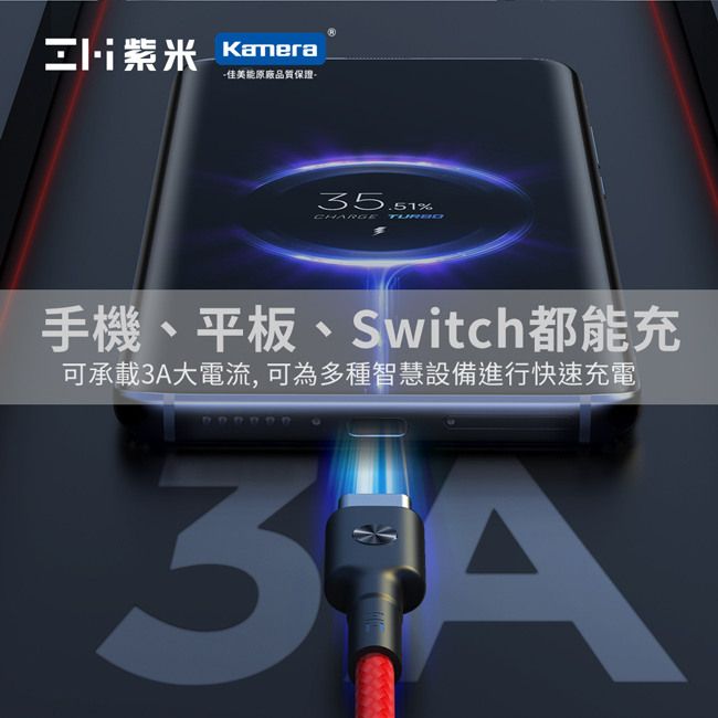 ZMI 紫米|AL303 Type-C轉Type-C 60W 編織數據線 (100cm)
