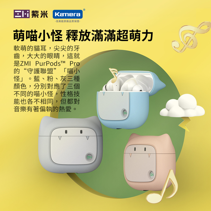 ZMI紫米|PurPods Pro 藍牙耳機充電盒 收納盒 專用保護套 BHT10