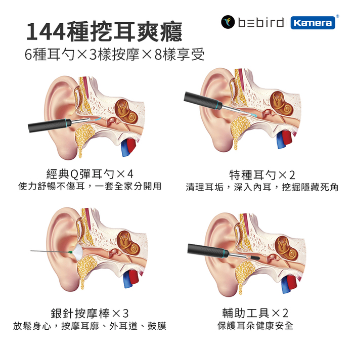 kamera|小米有品 Bebird 蜂鳥 M9 Pro 智能可視挖耳棒
