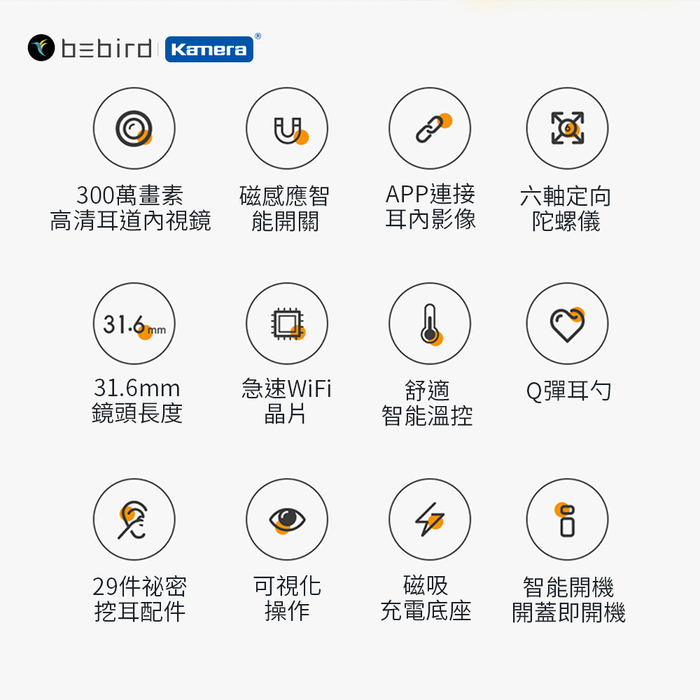kamera|小米有品 Bebird 蜂鳥 X17 Pro 智能可視挖耳棒