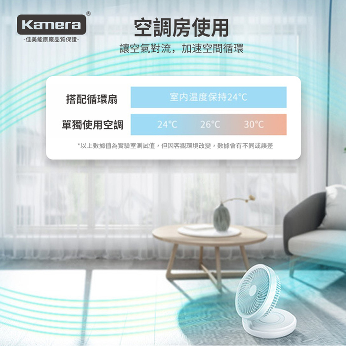Kamera|edon 愛登 E808 無線懸浮空氣循環扇(4000mAh)