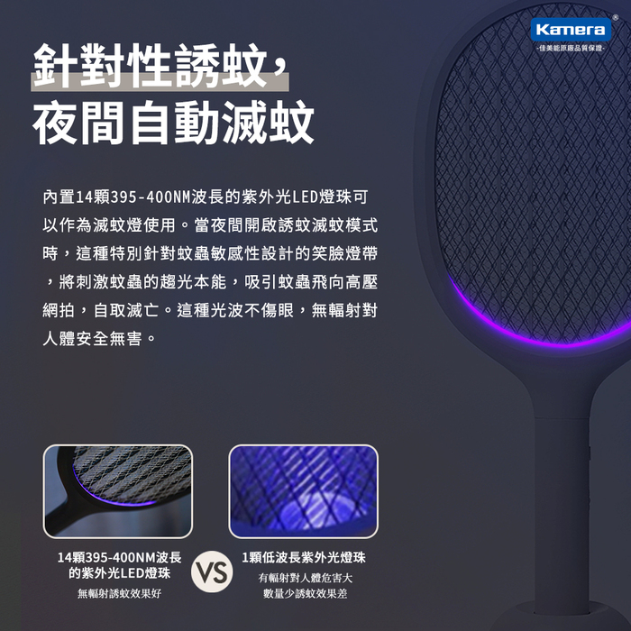 小米有品|SOLOVE P1 素樂立式電蚊拍+滅蚊燈