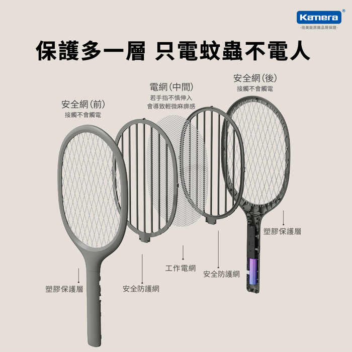 小米有品|SOLOVE P1 素樂立式電蚊拍+滅蚊燈
