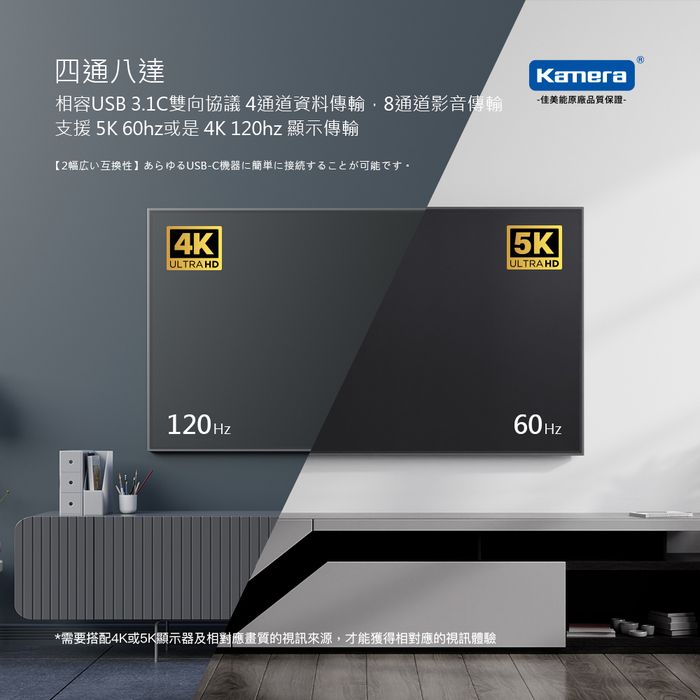 Kamera|USB3.2 Gen3x2 40Gbps 充電傳輸線 (3FT/0.92M)