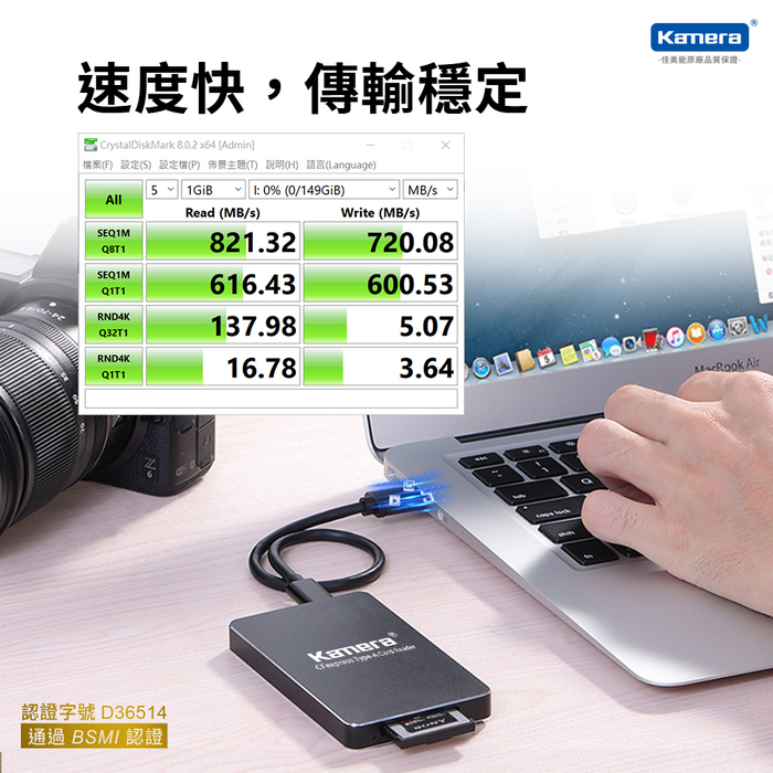 Kamera|K1A CFexpress Type-A 高速讀卡機
