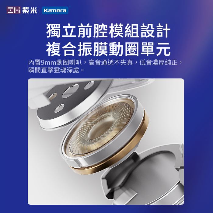ZMI紫米|PurPods Pro TW-100 真無線降噪耳機-石墨灰+USB充電器+耳機套(隨機)