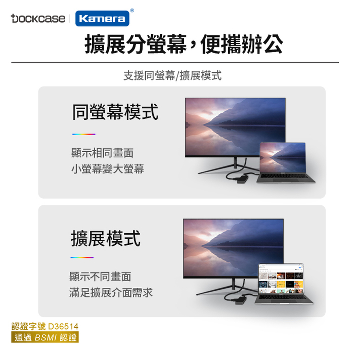 Dockcase|DPR71S 7合1 可視化集線器/轉接器
