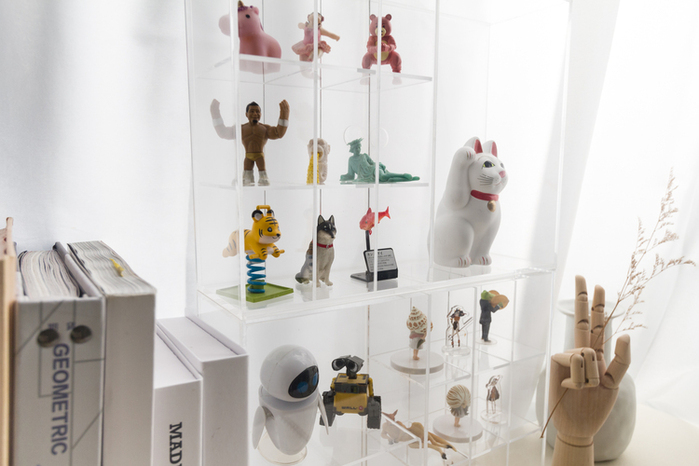 (複製)目喜生活|迷霧拉門 防塵壓克力化妝保養品收納櫃