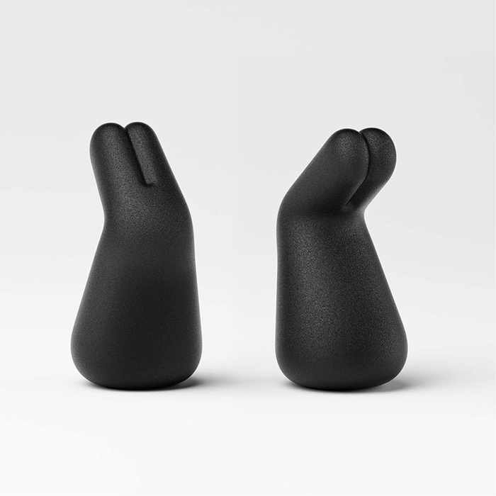no.30|兔 (霧黑)_紙鎮、生日禮 Rabbit Figurine