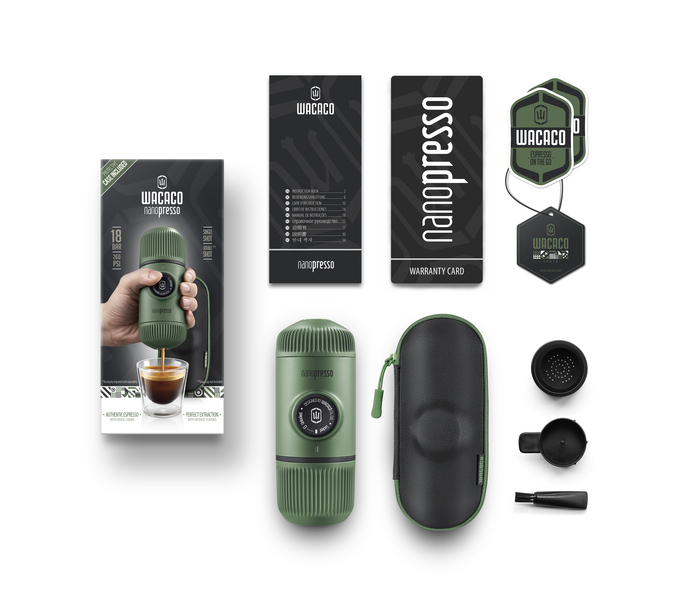 (複製)WACACO|Nanopresso 隨身咖啡機 極地藍(含專用硬殼保護套)