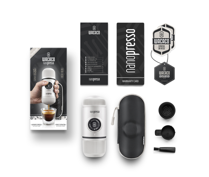 (複製)WACACO|Nanopresso 隨身咖啡機 森林綠(含專用硬殼保護套)