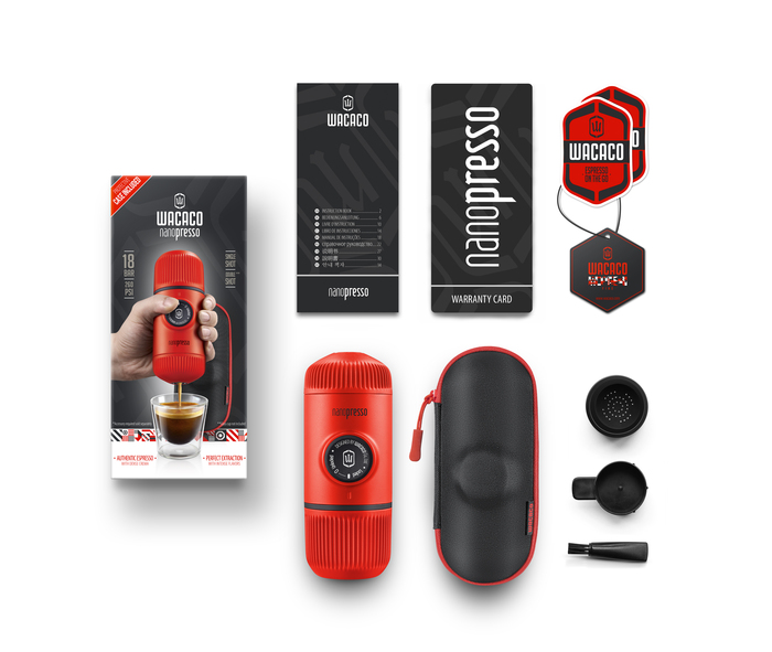 (複製)WACACO|Nanopresso 隨身咖啡機 寒風白(含專用硬殼保護套)