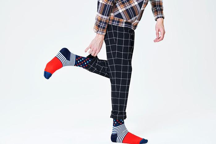 (複製)HAPPY SOCKS|深藍底彩色大點隱形襪 (36-40)
