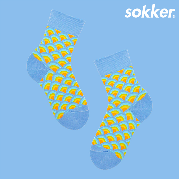 sokker®｜金桂浪紋4分之3襪