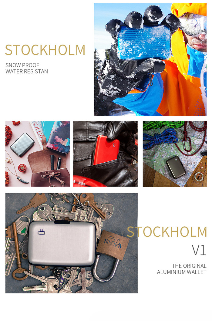 ÖGON|Stockholm RFID安全防盜經典卡匣(共12色)