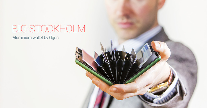 ÖGON|Code Wallet RFID安全防盜密碼錢包(銀色)