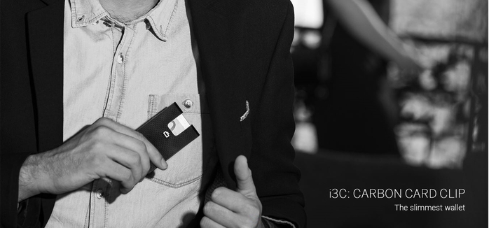ÖGON|I3C Carbon RFID 安全防盜碳纖維紋卡夾