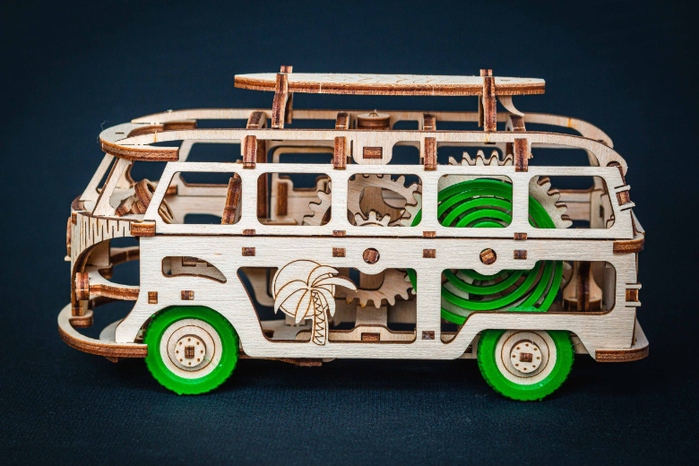 (複製)Time4Machine|繽紛動力木質系列–夢想露營車(蒂芬尼藍)