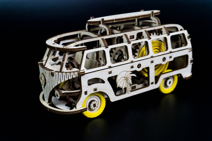 (複製)Time4Machine|繽紛動力木質系列–夢想露營車(碧海綠)