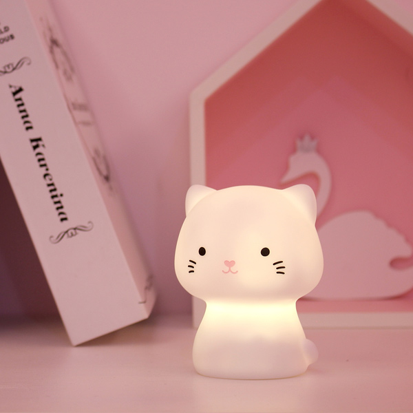 台灣SomeShine|充電式造型小夜燈-小貓咪