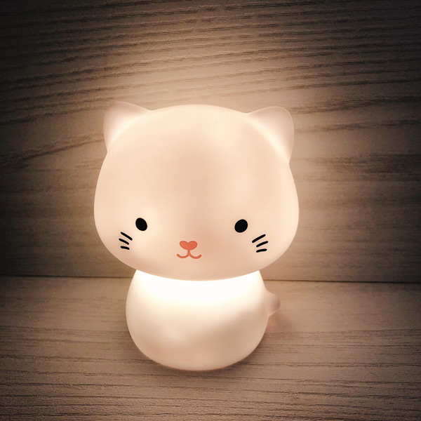 台灣SomeShine|充電式造型小夜燈-小貓咪