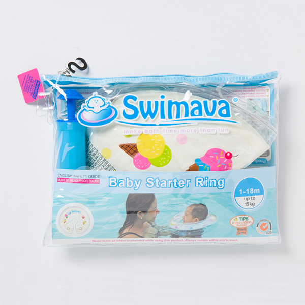 英國Swimava|G1雪糕嬰兒游泳脖圈-標準尺寸