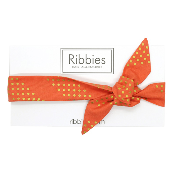 (複製)Ribbies|兒童蝴蝶結髮帶-甜桃幾何圖形