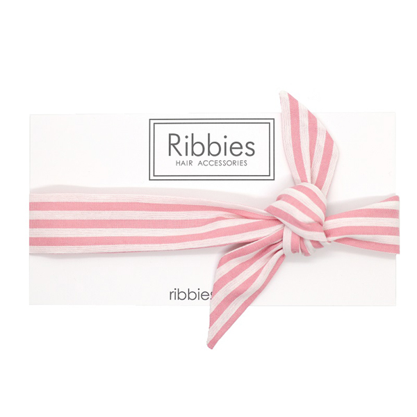 (複製)Ribbies|兒童蝴蝶結髮帶-粉紅金點點