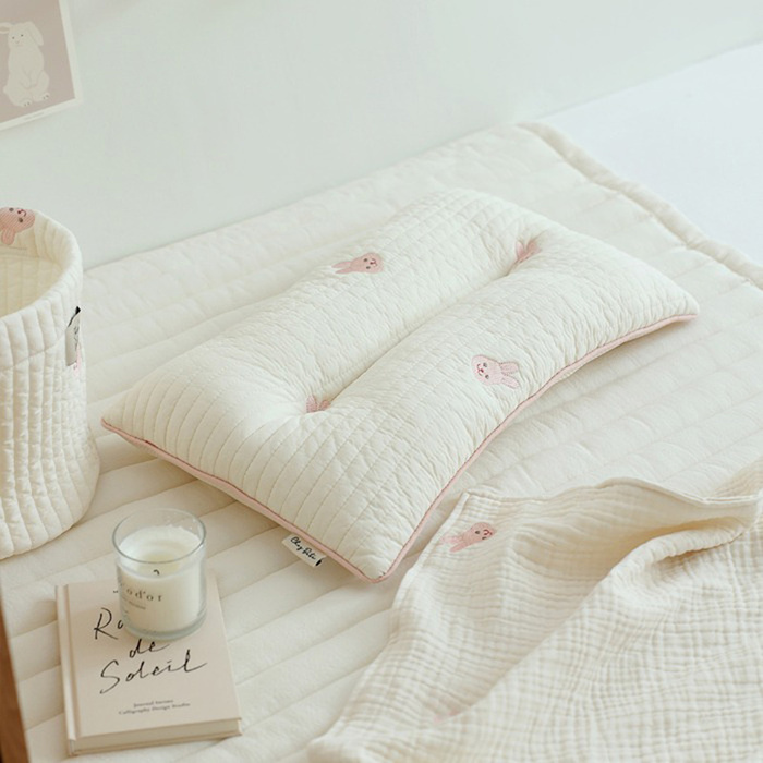 (複製)韓國Chezbebe| 經典小熊刺繡純棉幼兒枕 M