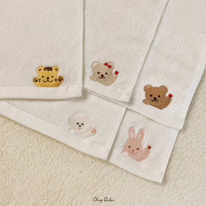 (複製)韓國Chezbebe|紗布小方巾6入組