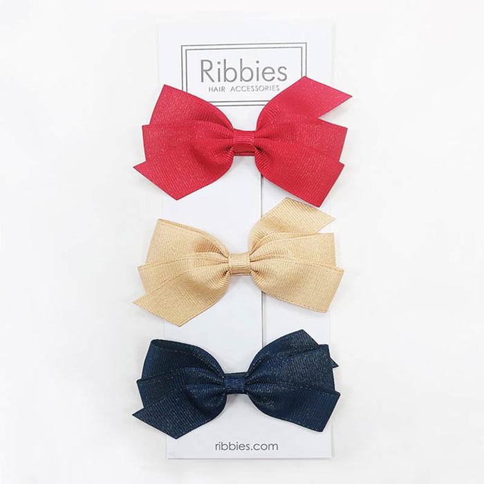 (複製)Ribbies|經典中蝴蝶結3入組-玫瑰粉
