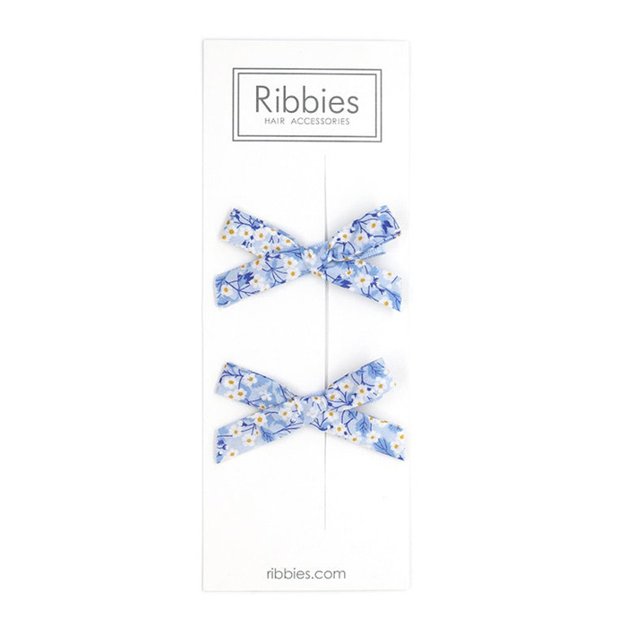 (複製)Ribbies｜花布蝴蝶結2入組-芥末黃